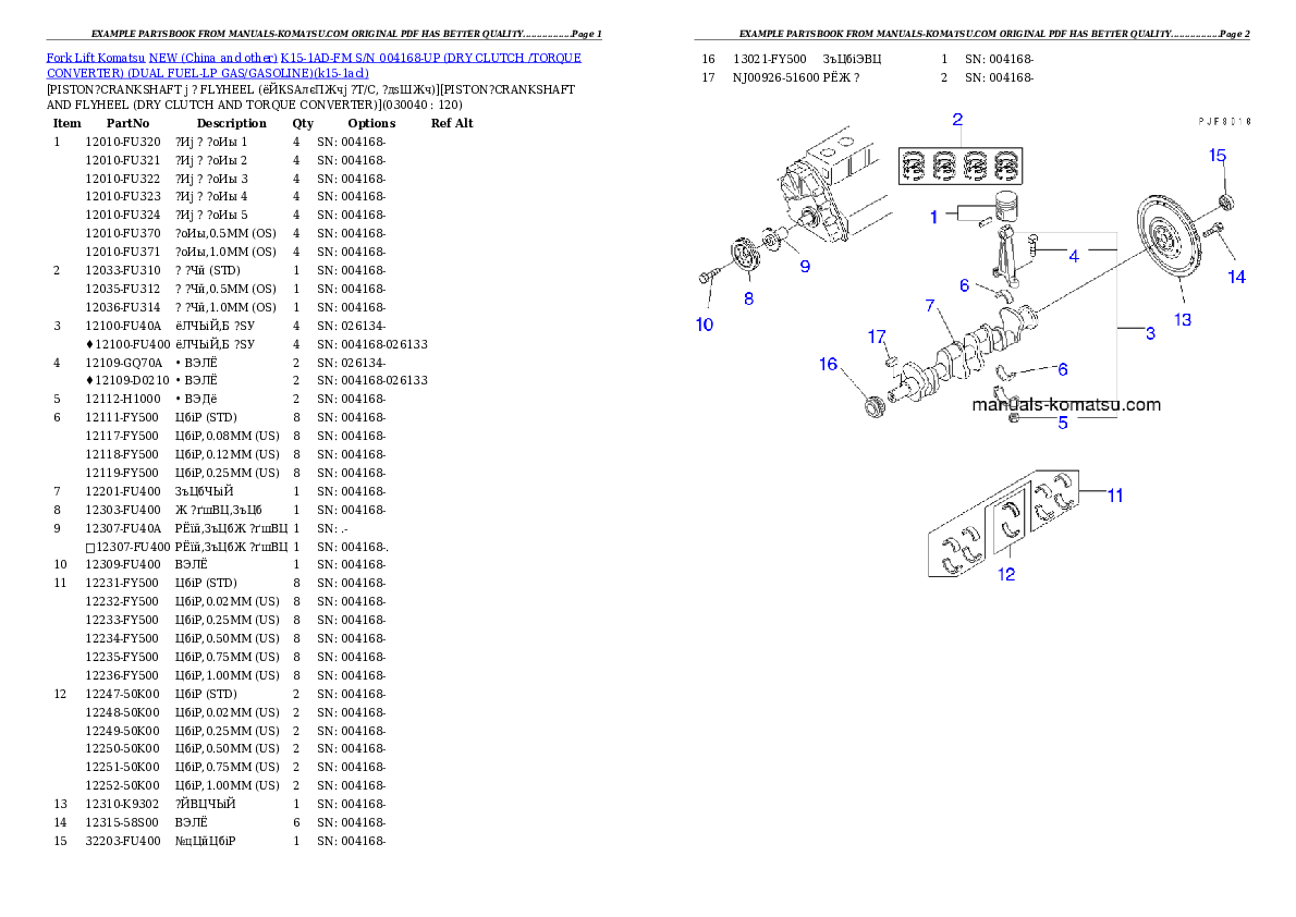 Protected: K15-1AD-FM S/N 004168-UP (DRY CLUTCH /TORQUE CONVERTER) (DUAL FUEL-LP GAS/GASOLINE) Partsbook Protected: K15-1AD-FM S/N 004168-UP (DRY CLUTCH /TORQUE CONVERTER) (DUAL FUEL-LP GAS/GASOLINE) Partsbook