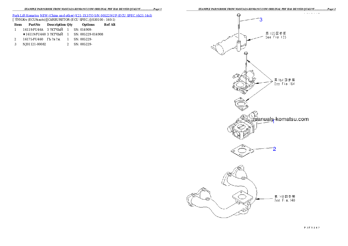 Protected: K21-1X3-TO S/N 005229-UP (ECU SPEC.) Partsbook