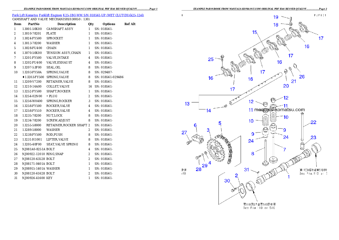Protected: K25-1BG-WM S/N 018561-UP （ｳｪｯﾄｸﾗｯﾁ） Partsbook