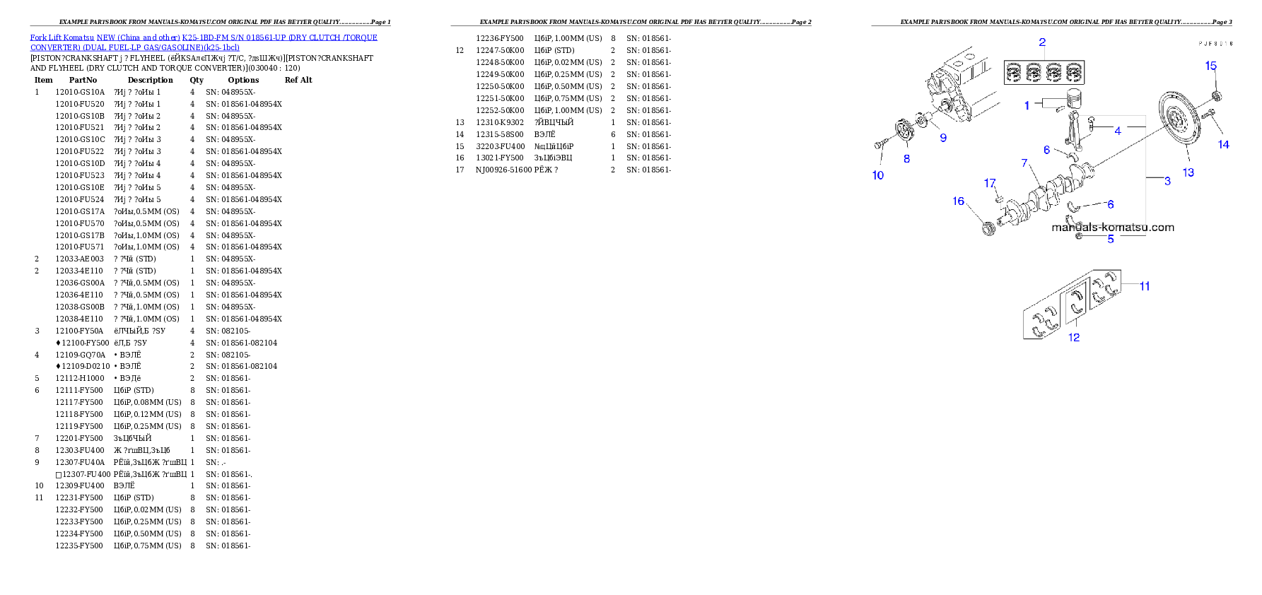 Protected: K25-1BD-FM S/N 018561-UP (DRY CLUTCH /TORQUE CONVERTER) (DUAL FUEL-LP GAS/GASOLINE) Partsbook