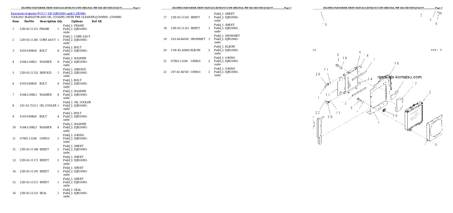 Protected: PC57-7 S/N DJB10001-up Partsbook