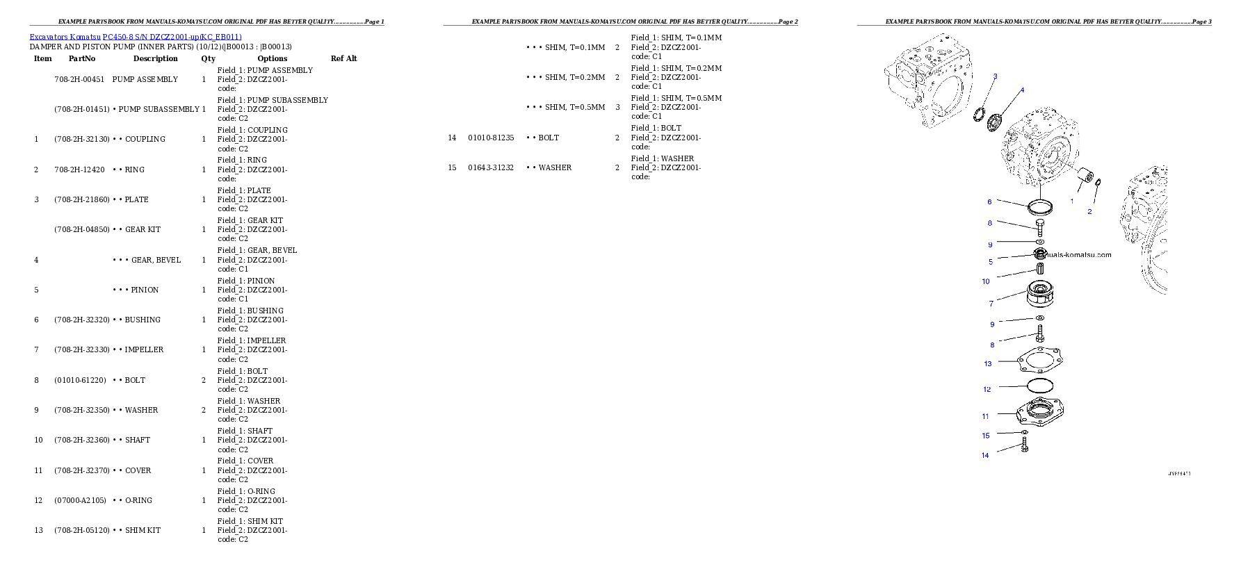 Protected: PC450-8 S/N DZCZ2001-up Partsbook