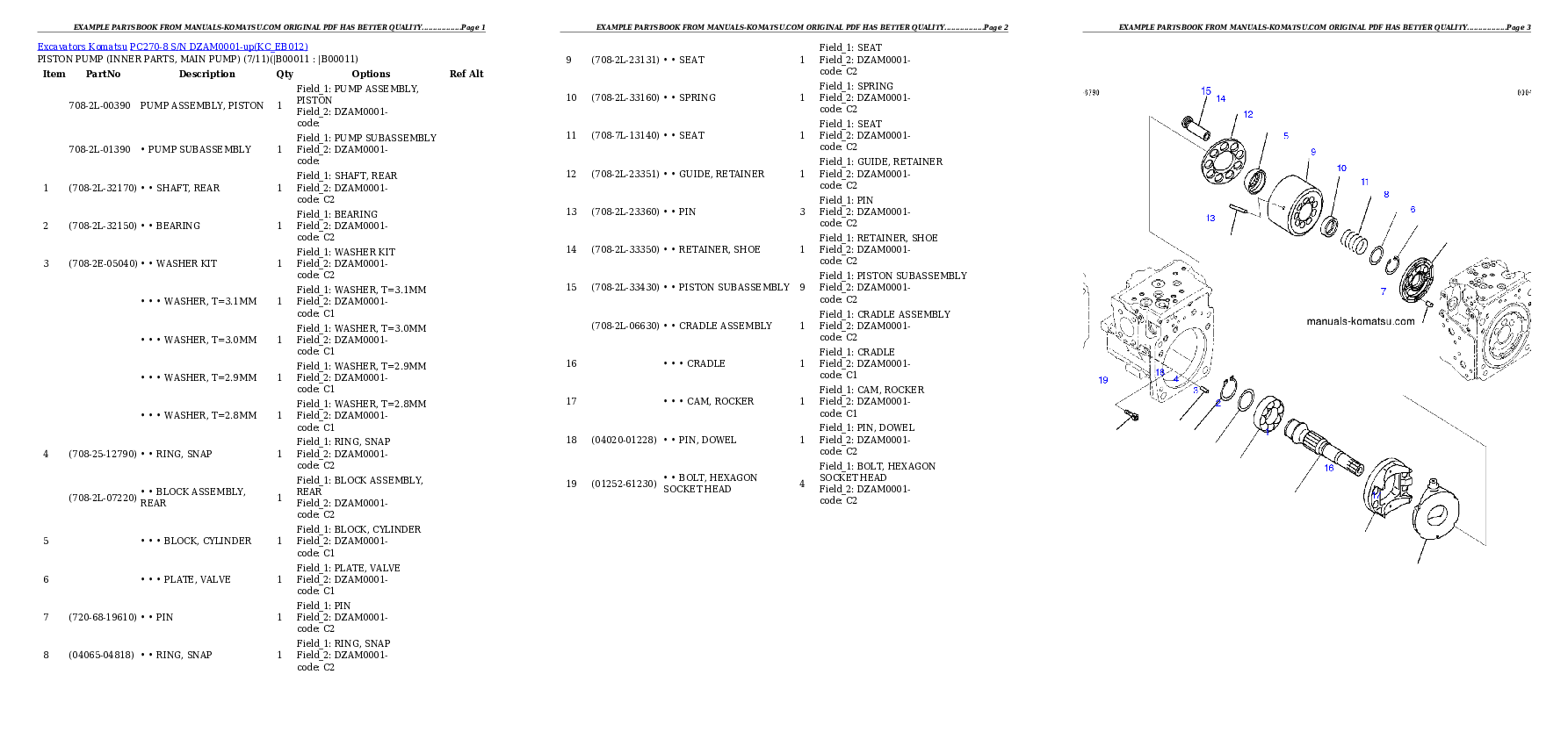Protected: PC270-8 S/N DZAM0001-up Partsbook