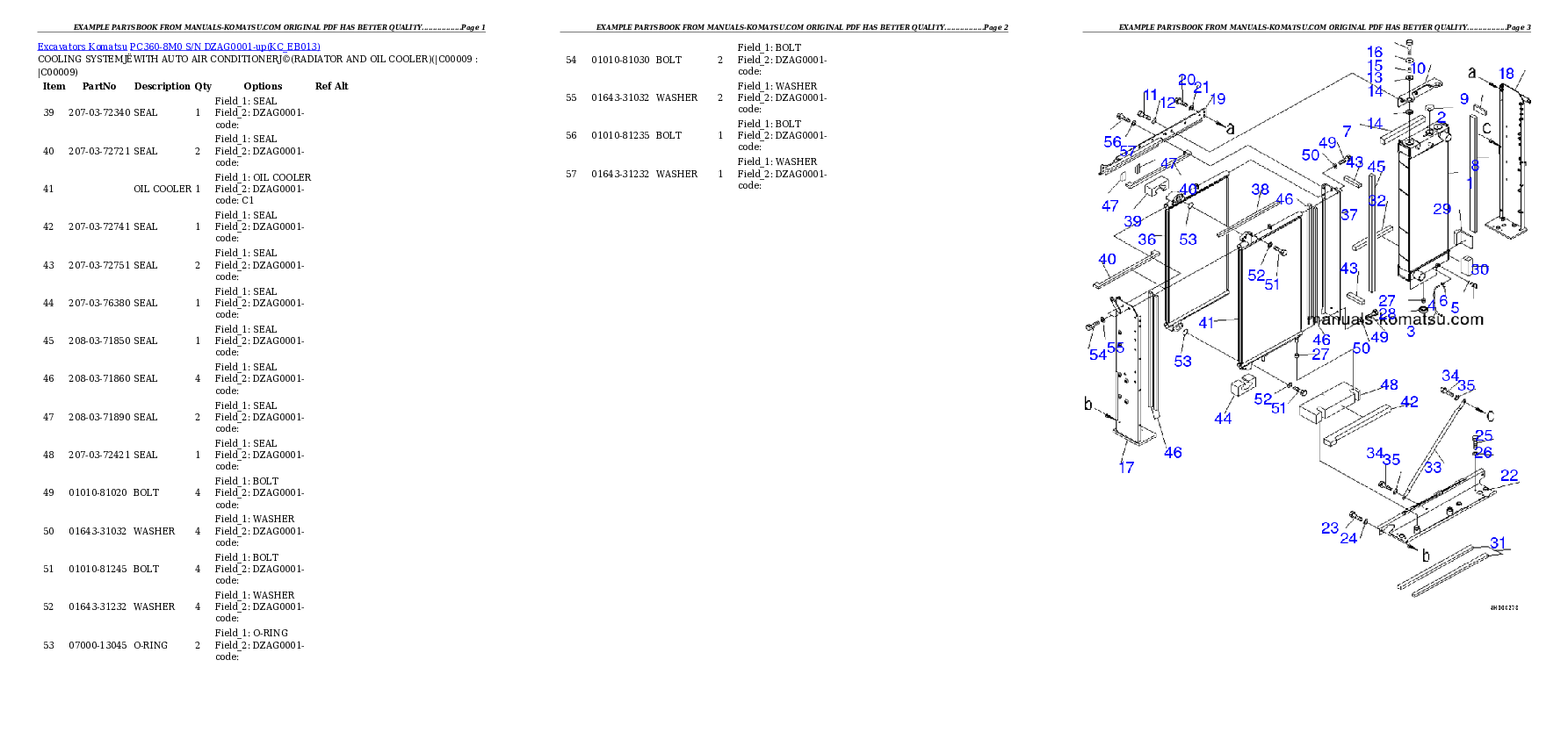 Protected: PC360-8M0 S/N DZAG0001-up Partsbook