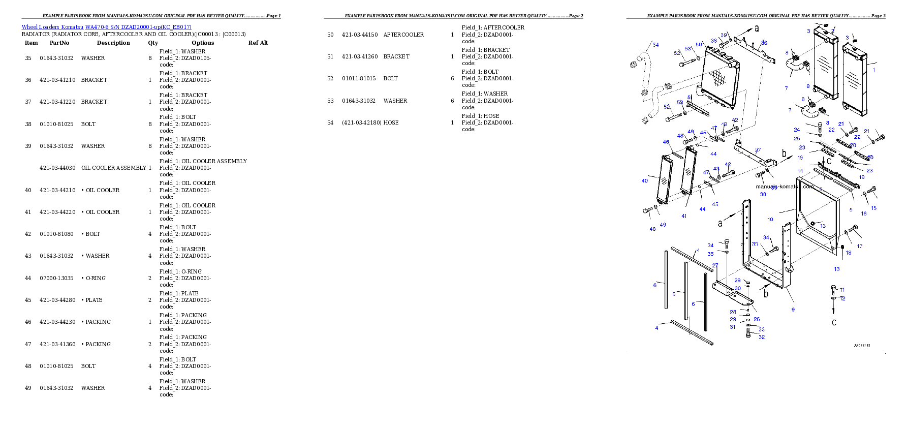 Protected: WA470-6 S/N DZAD20001-up Partsbook