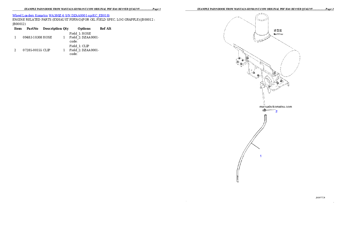 Protected: WA380Z-6 S/N DZAA0001-up Partsbook