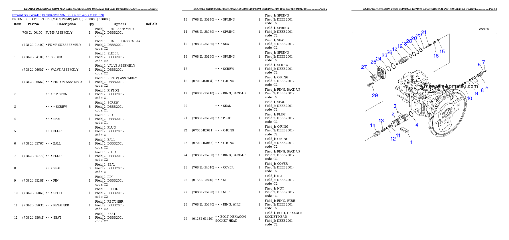 Protected: PC200-8M0 S/N DBBB2001-up Partsbook
