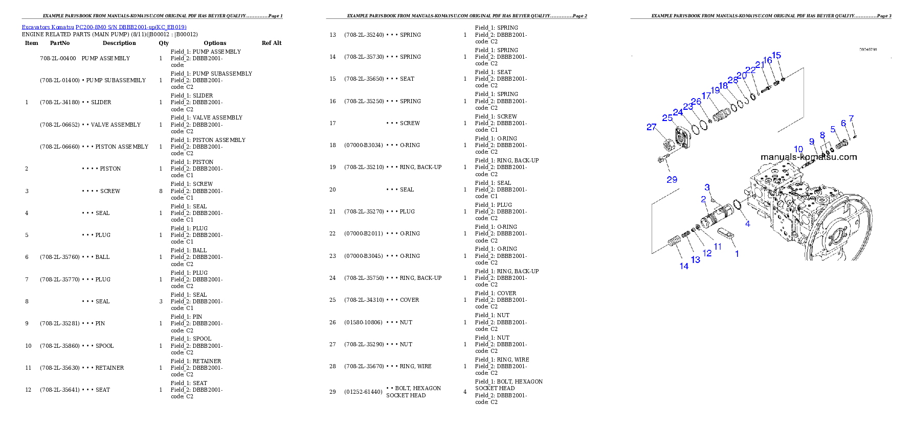 Protected: PC200-8M0 S/N DBBB2001-up Partsbook
