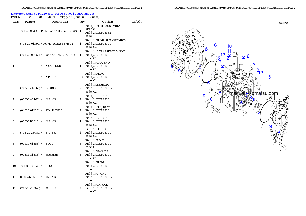 Protected: PC220-8M0 S/N DBBG7001-up Partsbook
