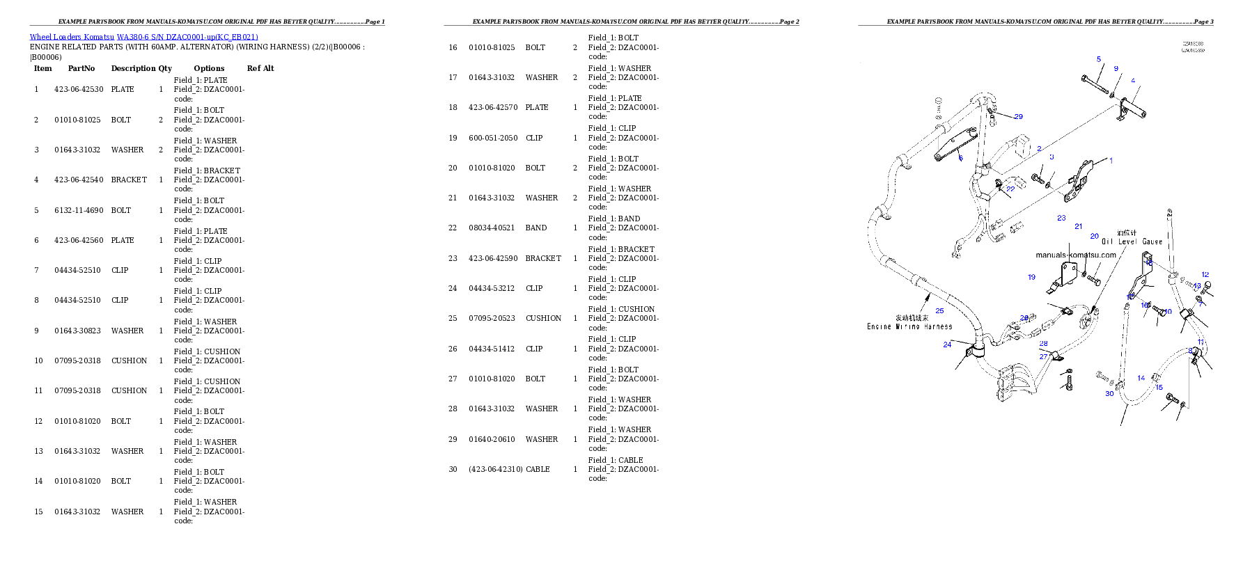 Protected: WA380-6 S/N DZAC0001-up Partsbook
