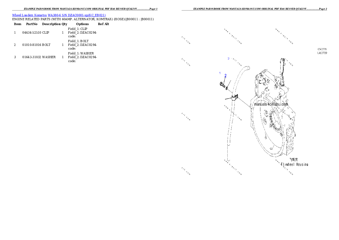 Protected: WA380-6 S/N DZAC0001-up Partsbook