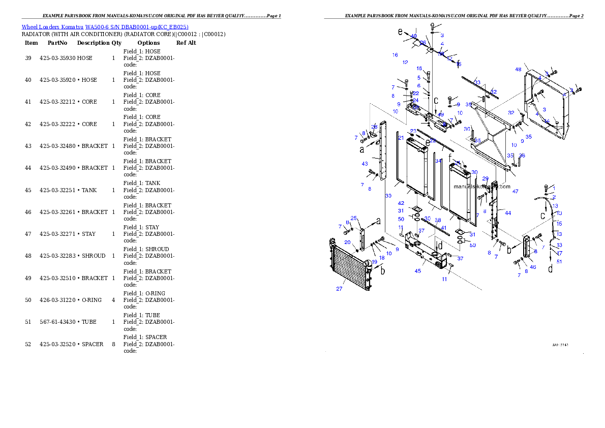 Protected: WA500-6 S/N DBAB0001-up Partsbook