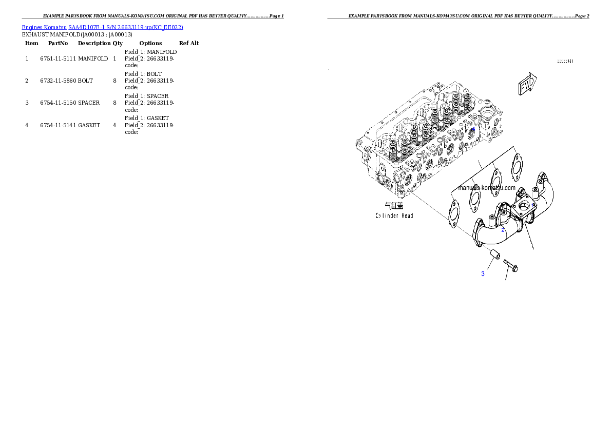 Protected: SAA4D107E-1 S/N 26513014-UP (For D39EX-22/D39PX-22) Partsbook