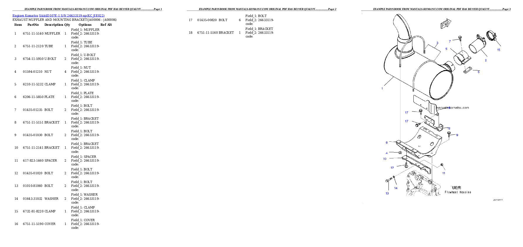 Protected: SAA4D107E-1 S/N 26513014-UP (For D39EX-22/D39PX-22) Partsbook