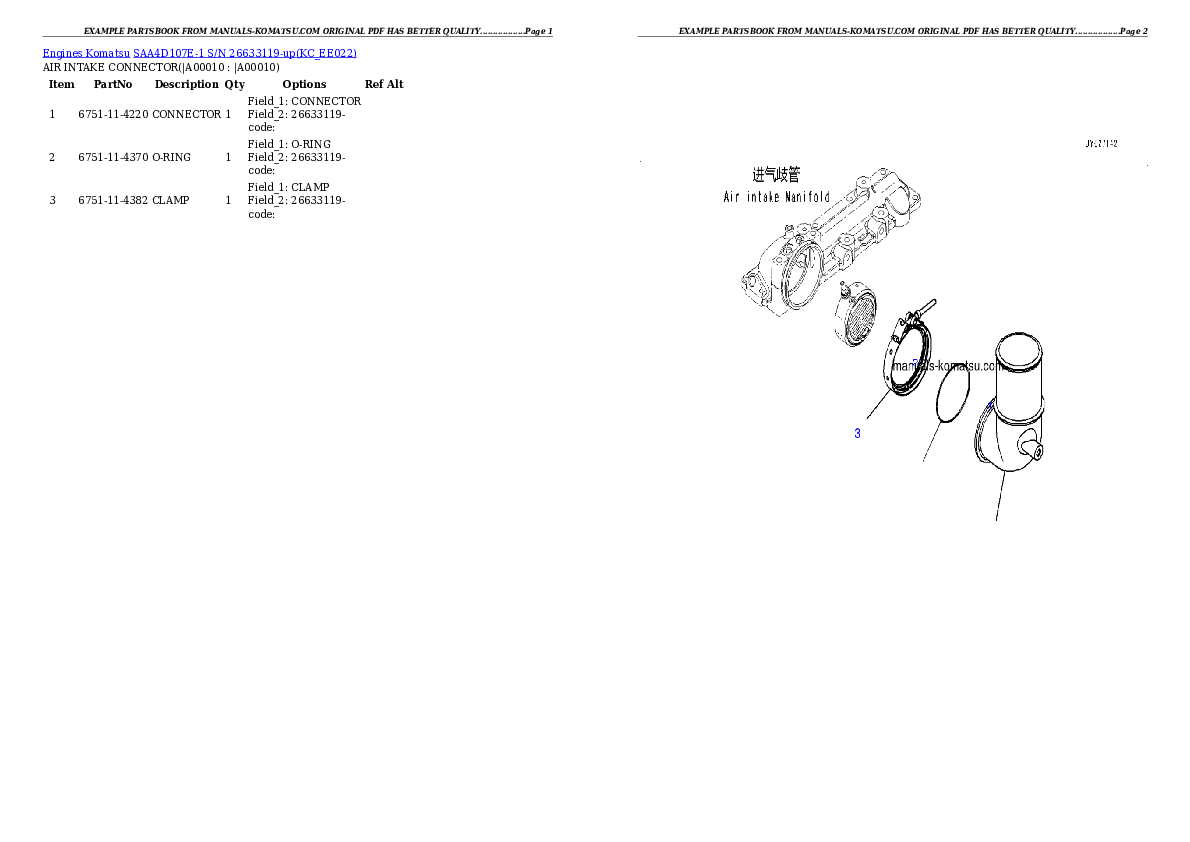 Protected: SAA4D107E-1 S/N 26513014-UP (For D39EX-22/D39PX-22) Partsbook