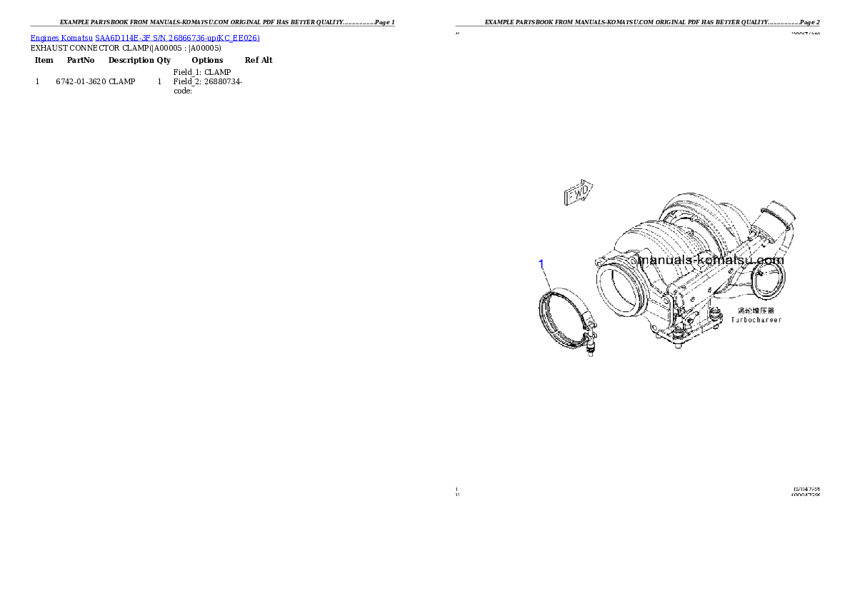 Protected: SAA6D114E-3F S/N 26866736-up Partsbook