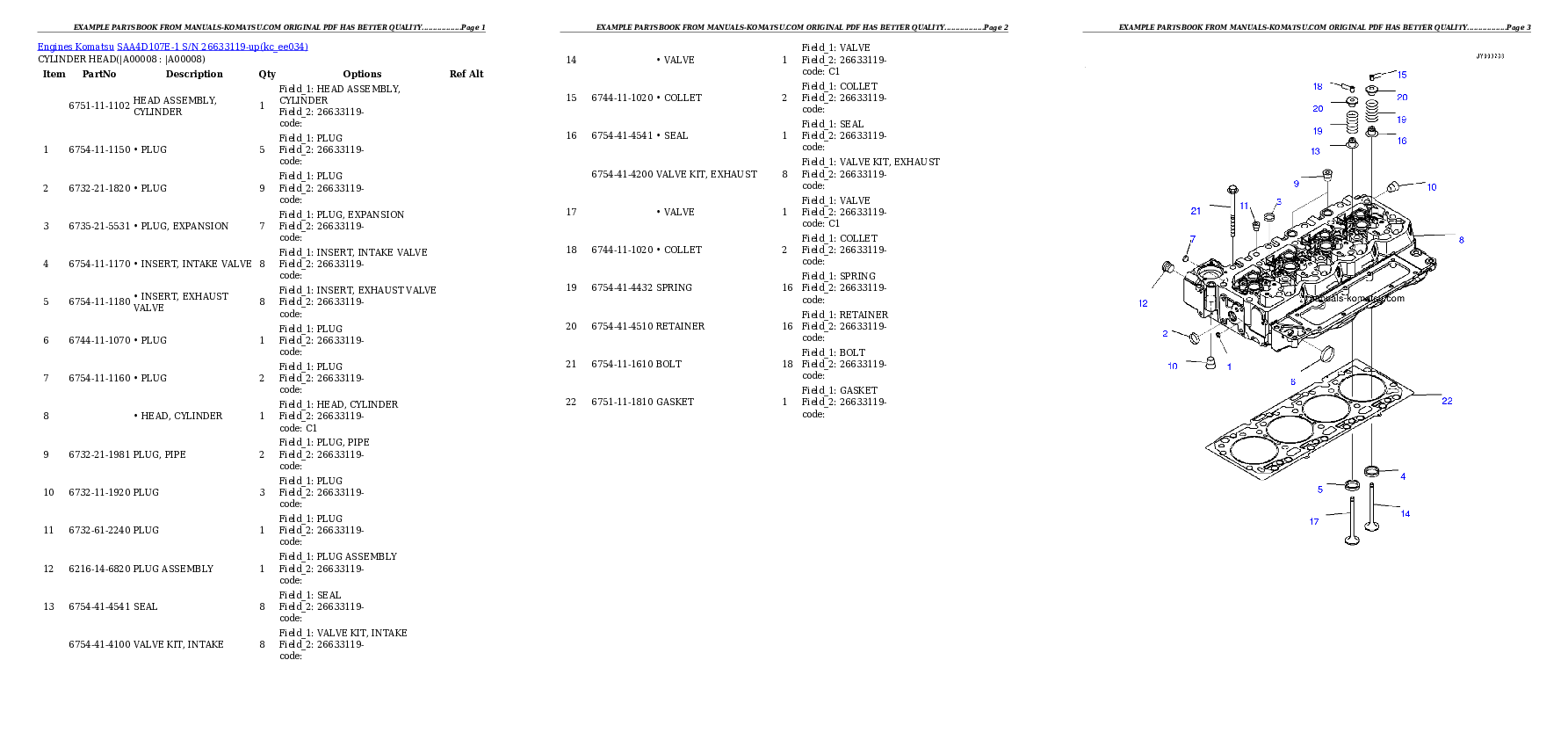 Protected: SAA4D107E-1 S/N 26633119-up Partsbook