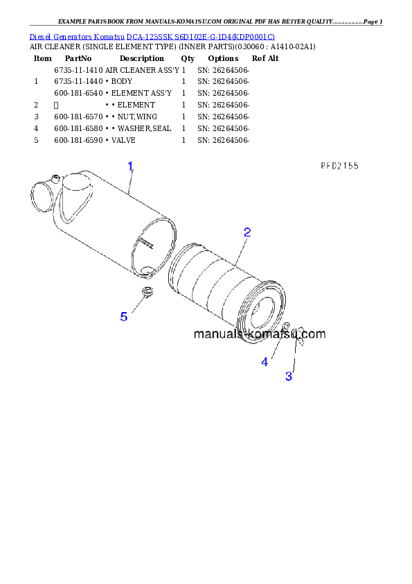 Protected: DCA-125SSK  S6D102E-G-1D4 Partsbook