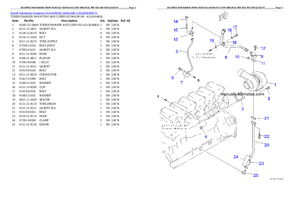 Protected: DCA-400SSK  SA6D140E-2-D2 Partsbook