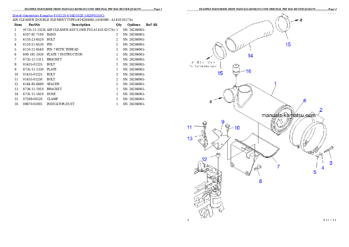 Protected: EGS120-6   S6D102E-1 Partsbook