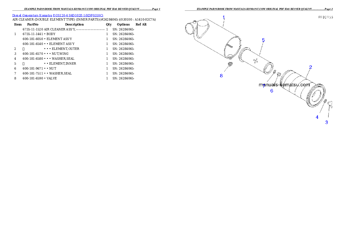 Protected: EGS120-6   S6D102E-1 Partsbook