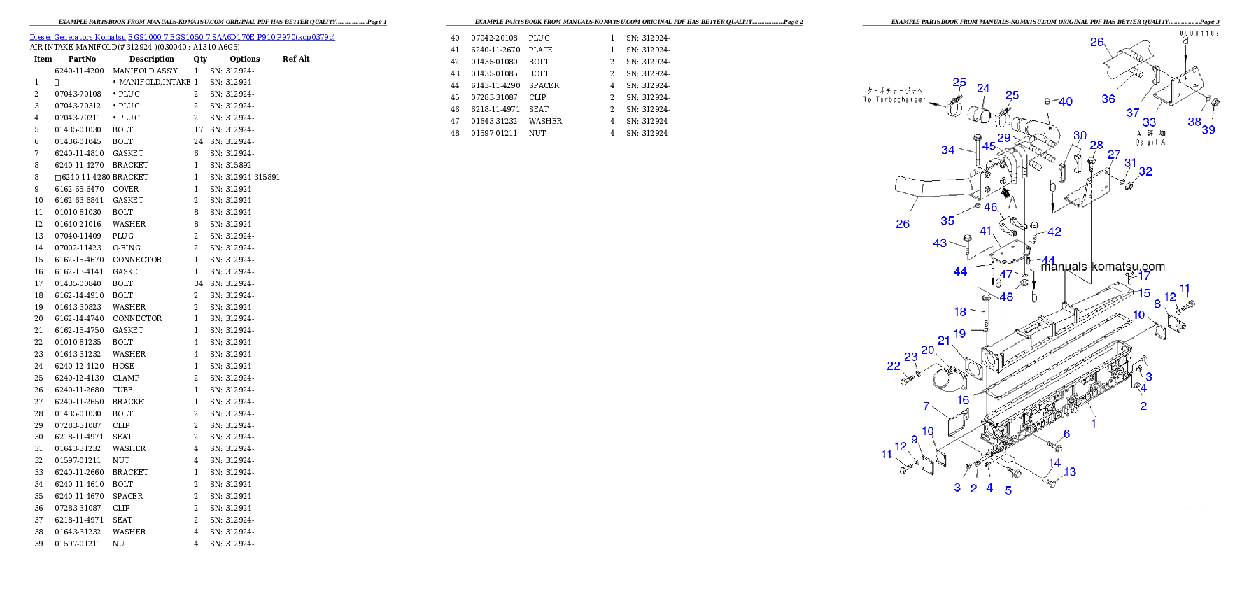 Protected: EGS1000-7,EGS1050-7 SAA6D170E-P910,P970 Partsbook