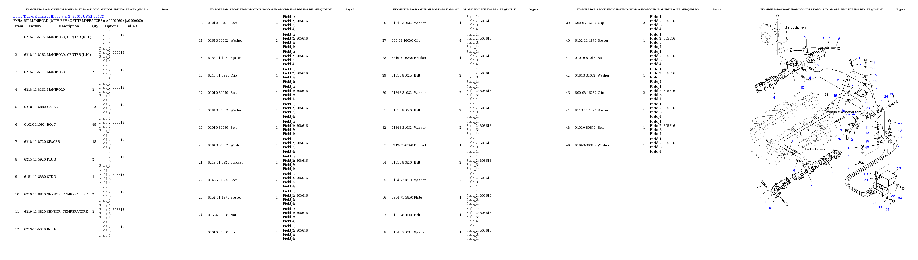 Protected: HD785-7 S/N J30001-UP Partsbook