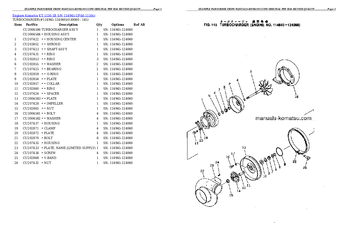 Protected: KT-1150-1B S/N 114945-UP Partsbook