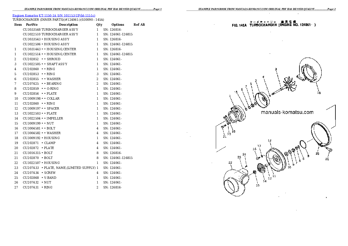 Protected: KT-1150-1A S/N 101153-UP Partsbook