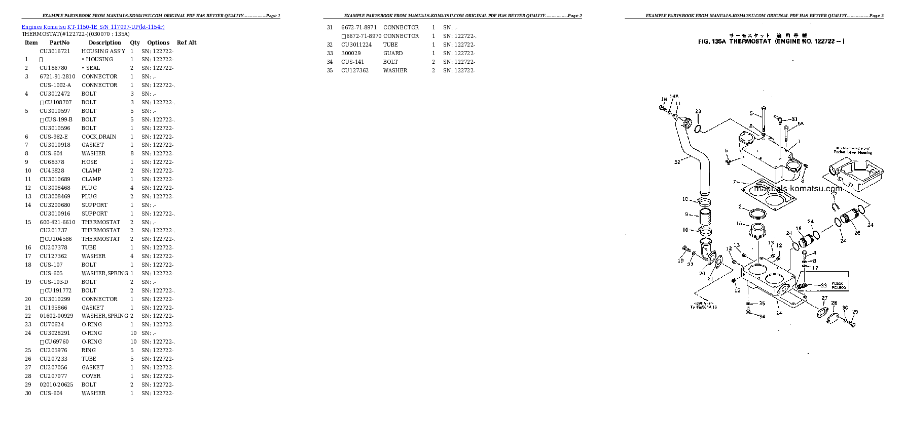 Protected: KT-1150-1E S/N 117097-UP (Cummins Eng. Installed) Partsbook