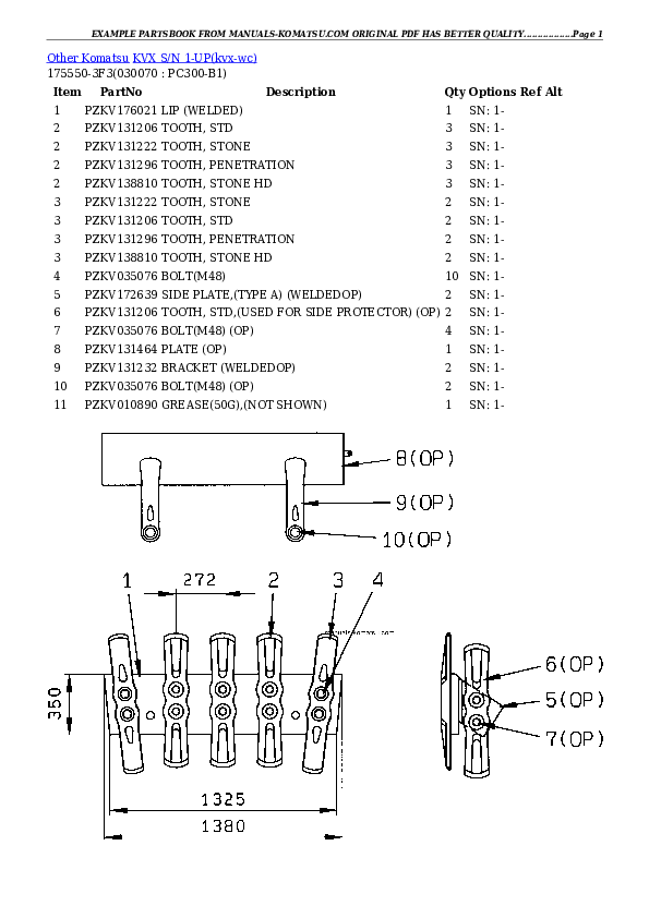 Protected: KVX S/N 1-UP Partsbook