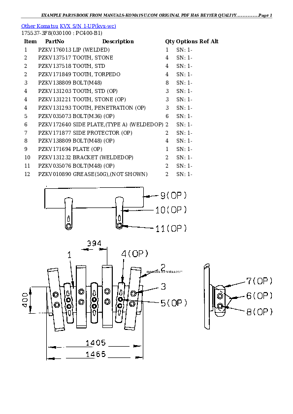 Protected: KVX S/N 1-UP Partsbook
