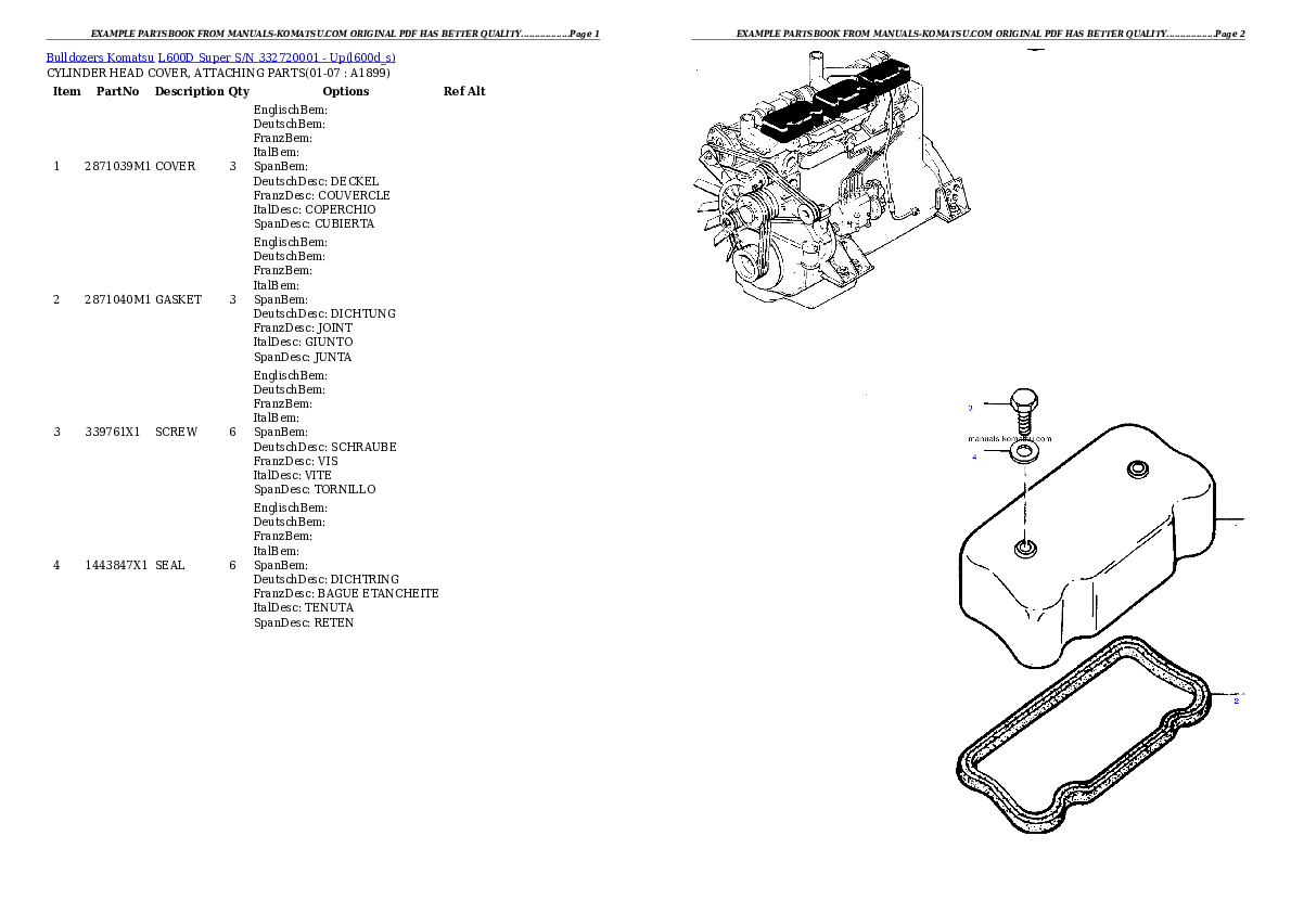 Protected: L600D Super S/N 332720001 – Up Partsbook