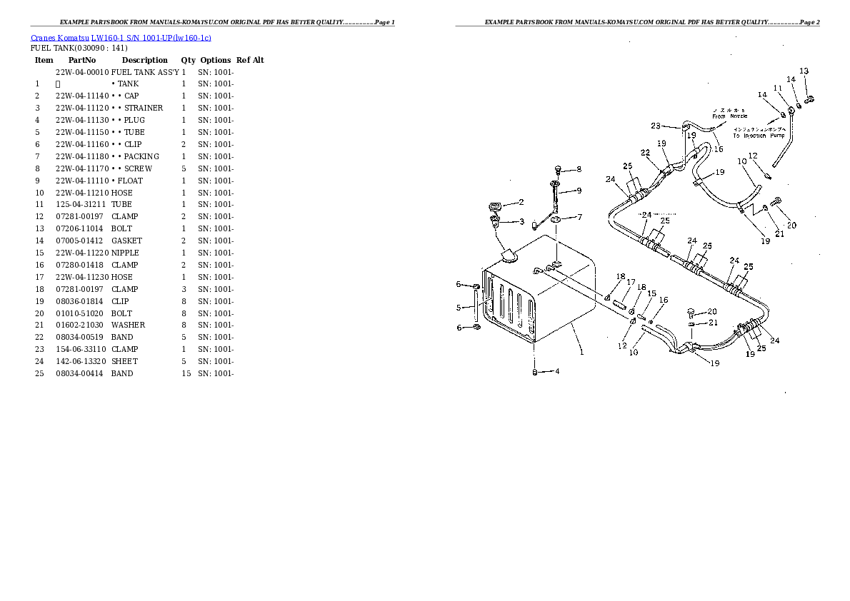 Protected: LW160-1 S/N 1001-UP Partsbook