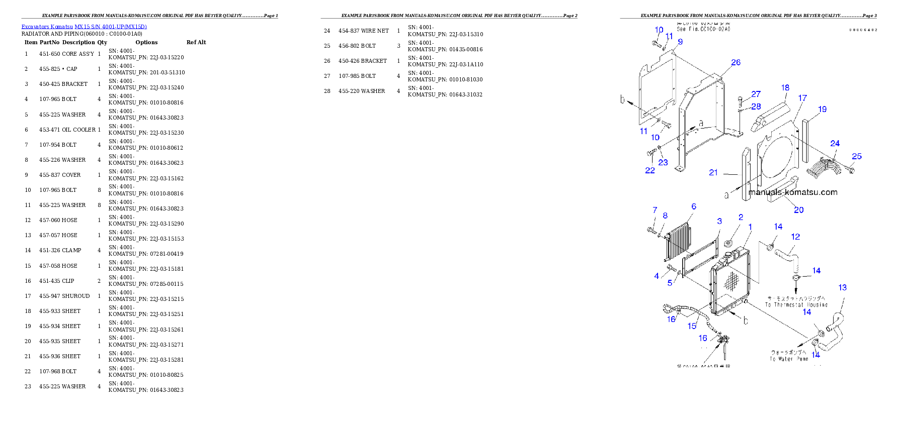 Protected: MX15 S/N 4001-UP Partsbook