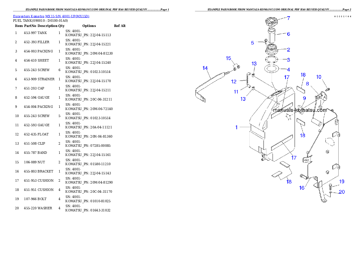 Protected: MX15 S/N 4001-UP Partsbook