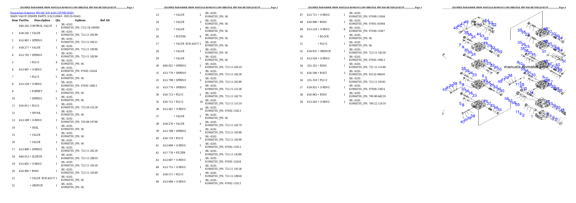 Protected: MX182 S/N 4201-UP Partsbook