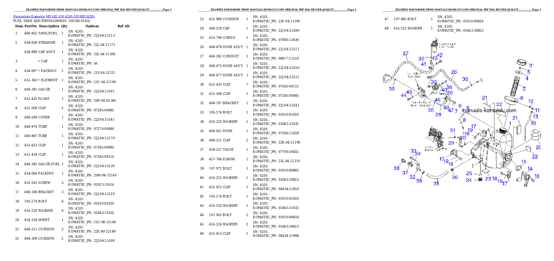 Protected: MX182 S/N 4201-UP Partsbook