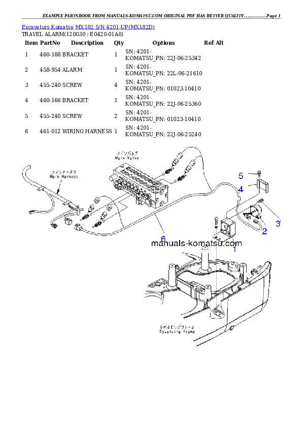 Protected: MX182 S/N 4201-UP Partsbook