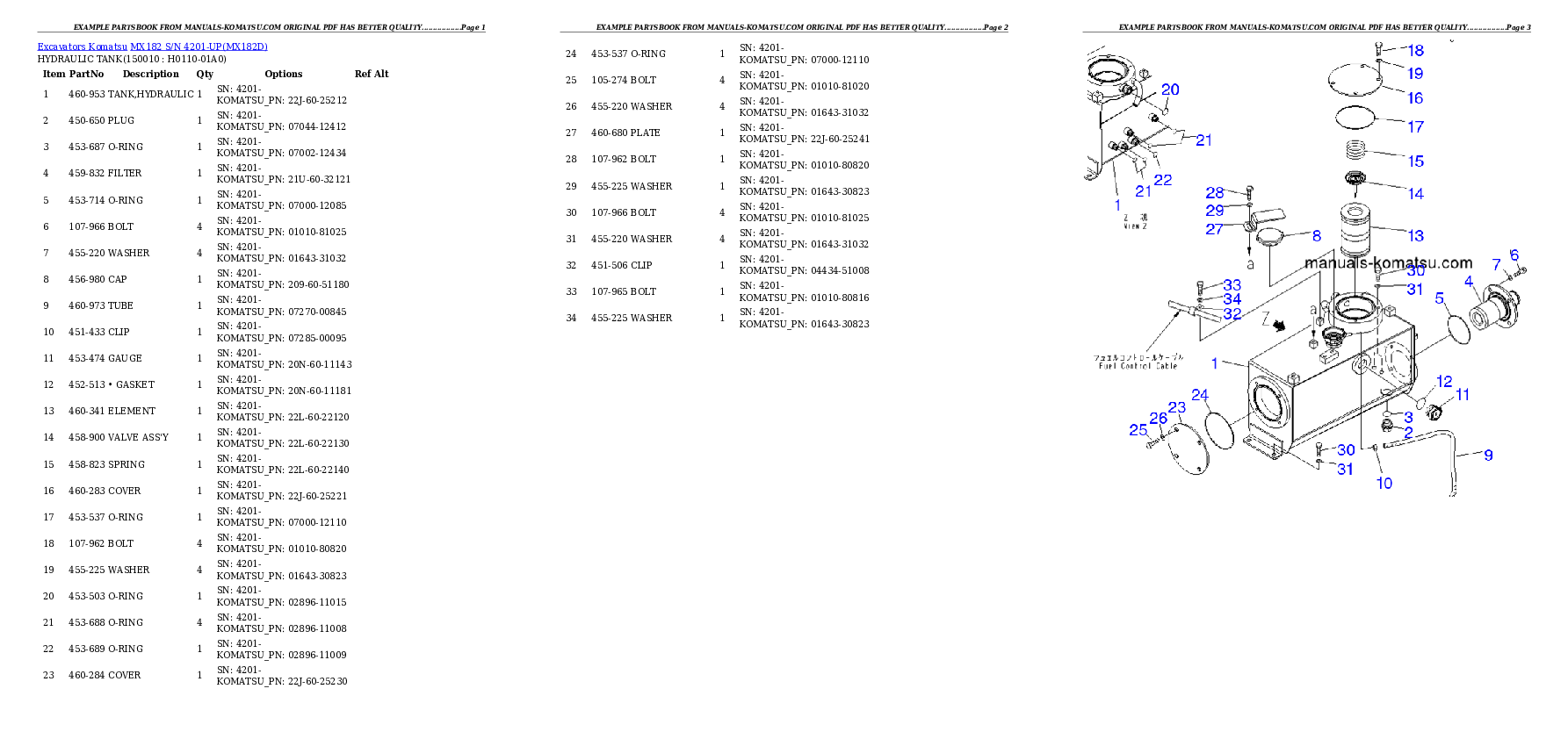 Protected: MX182 S/N 4201-UP Partsbook