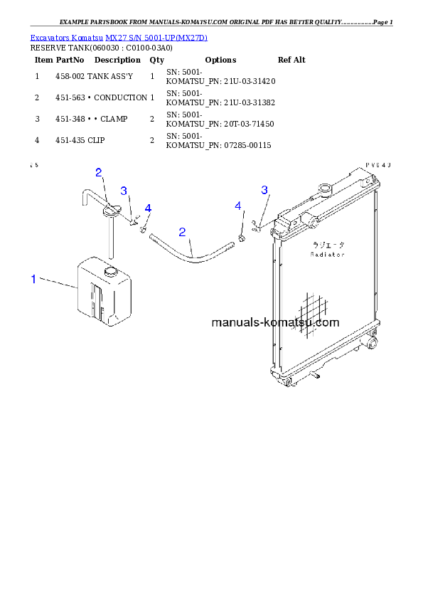 Protected: MX27 S/N 5001-UP Partsbook