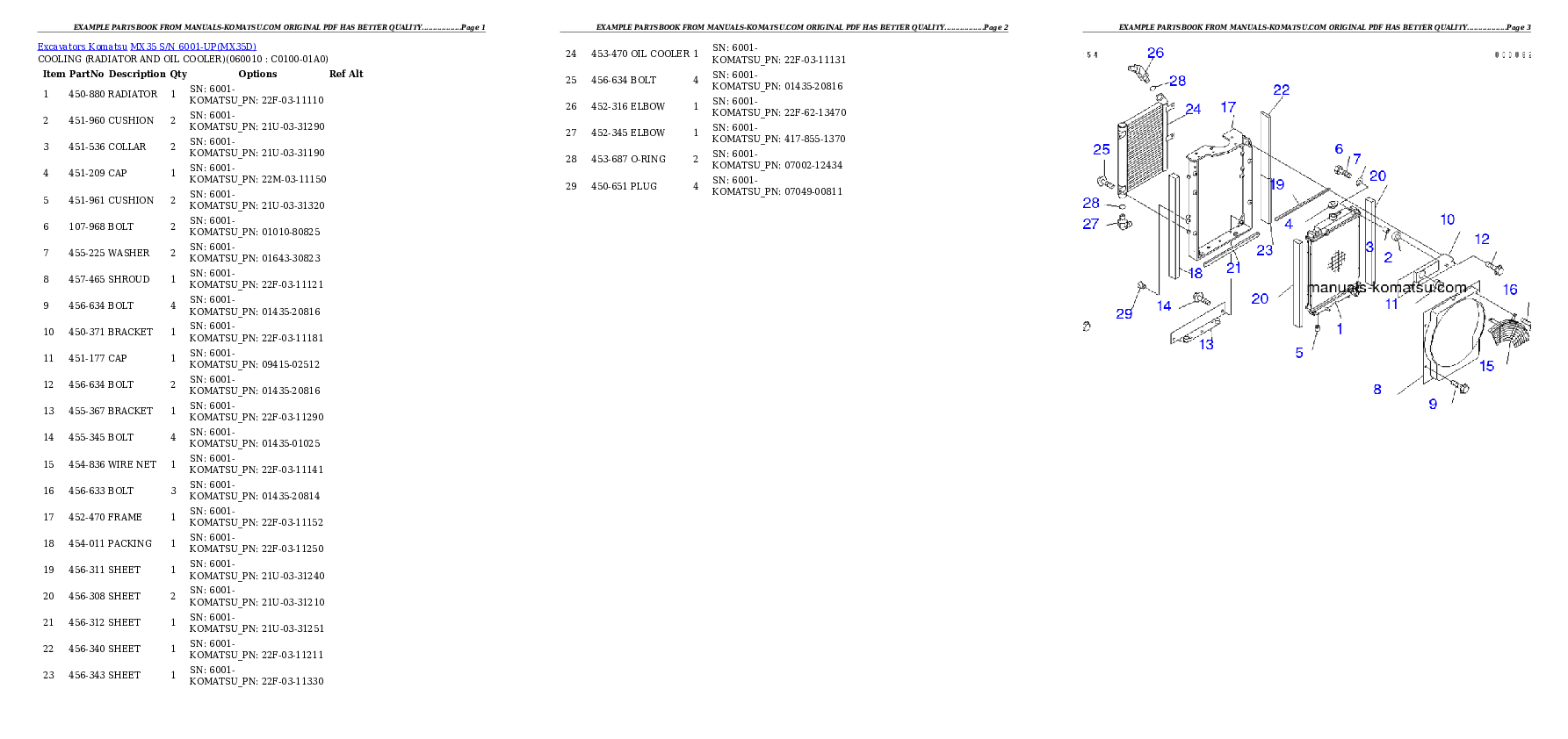 Protected: MX35 S/N 6001-UP Partsbook