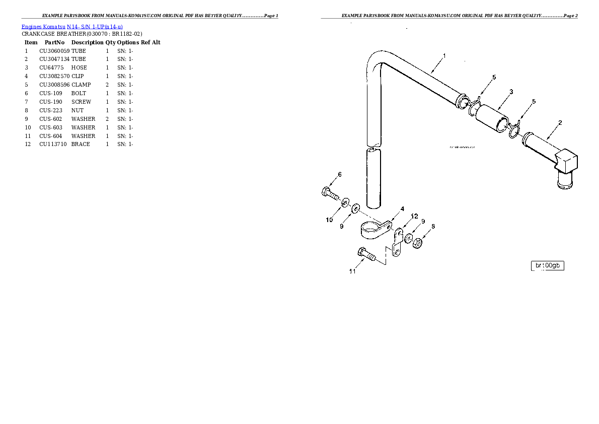 Protected: N14- S/N 1-UP Partsbook