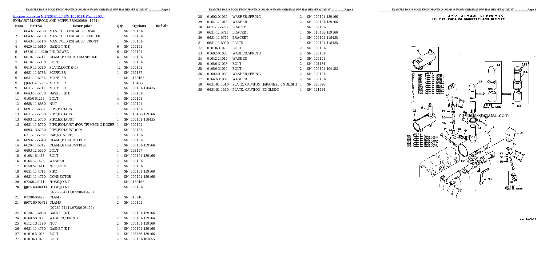 Protected: NH-220-CI-2F S/N 100101-UP Partsbook