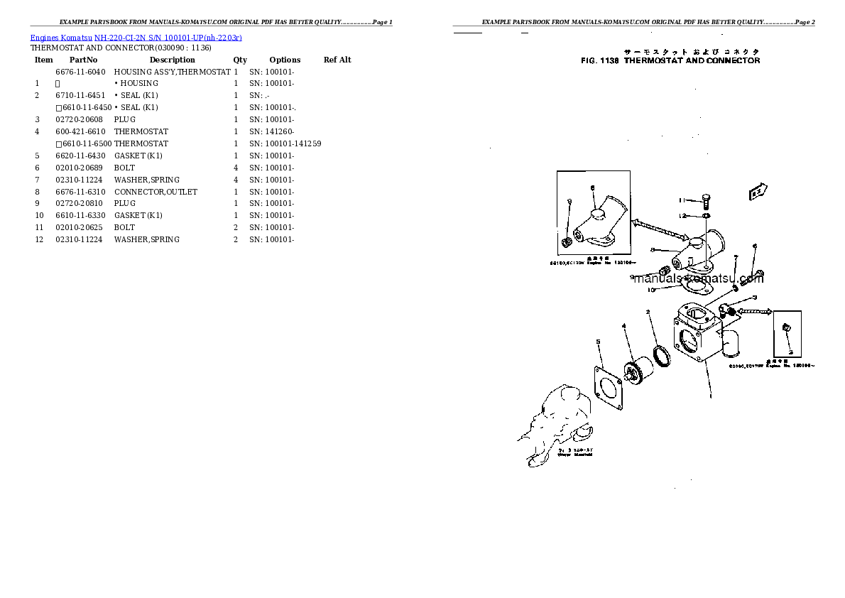 Protected: NH-220-CI-2N S/N 100101-UP Partsbook