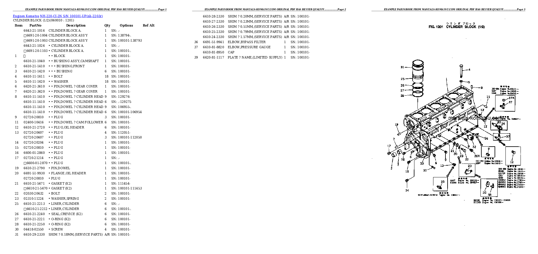 Protected: NH-220-CI-2N S/N 100101-UP Partsbook