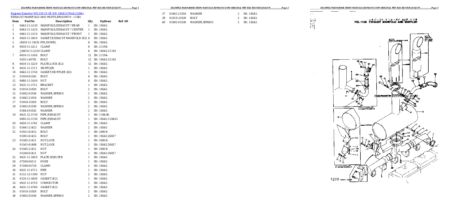 Protected: NH-220-CI-1B S/N 18542-UP Partsbook