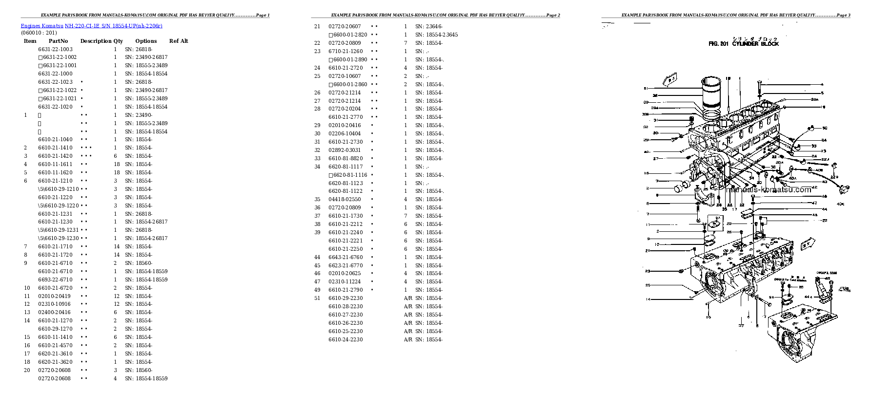 Protected: NH-220-CI-1E S/N 18554-UP Partsbook