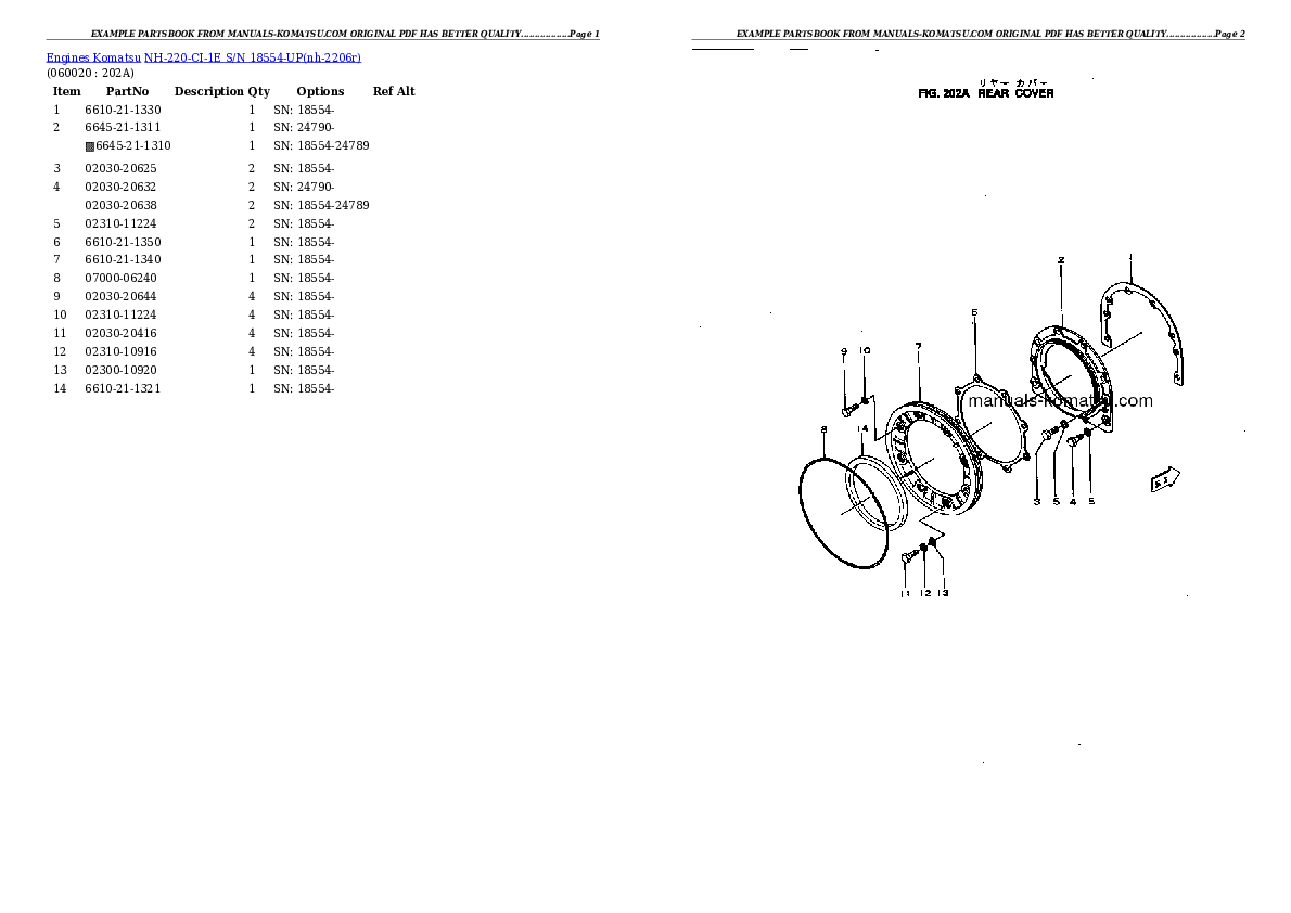 Protected: NH-220-CI-1E S/N 18554-UP Partsbook