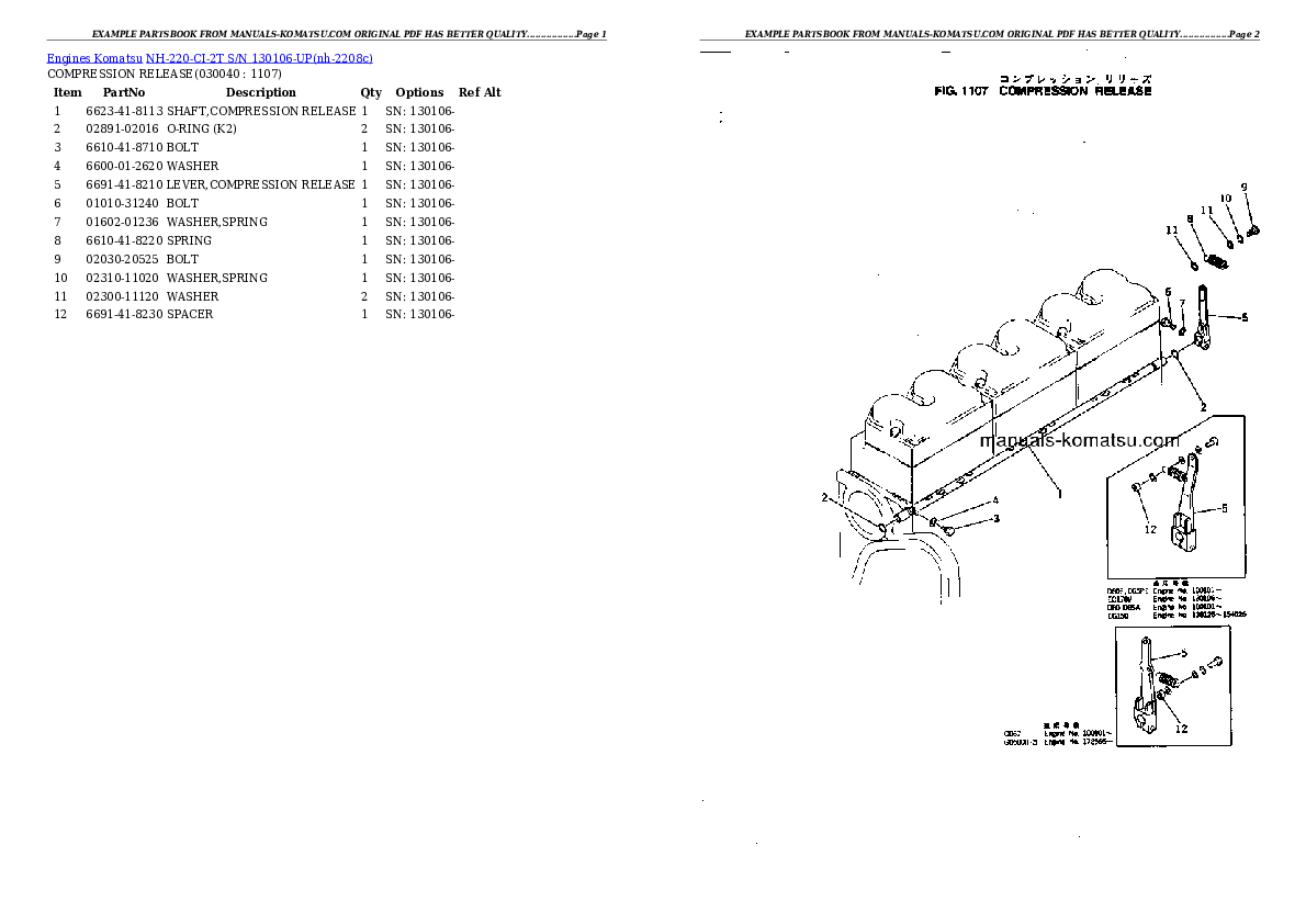 Protected: NH-220-CI-2T S/N 130106-UP Partsbook